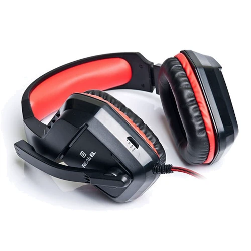 Наушники REAL-EL GDX-7550 Black-Red: Сопротивление наушников (Ом) 32