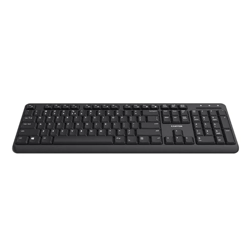 Клавиатура Canyon W20 Wireless Black (CNS-HKBW02-RU): Подключение беспроводное