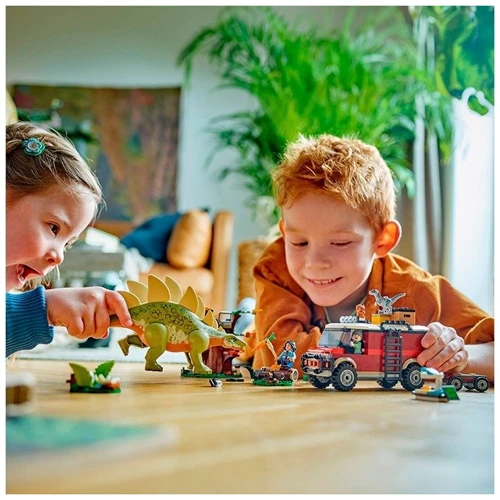 Конструктор LEGO Jurassic World Миссии динозавров: Находка стегозавра 420 деталей (76965): Рекомендуемый возраст 6+
