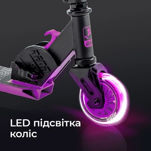 Самокат Neon Vector Рожевий NT05P2: Конструкція рами складна