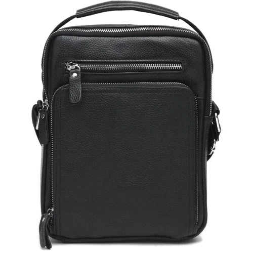 Мужская сумка через плечо Keizer черная (K15608a-black)