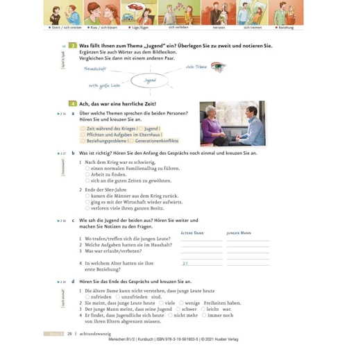 Menschen B1.2: Kursbuch mit AR-App: ISBN 9783195619035, 978-3-19-561903-5