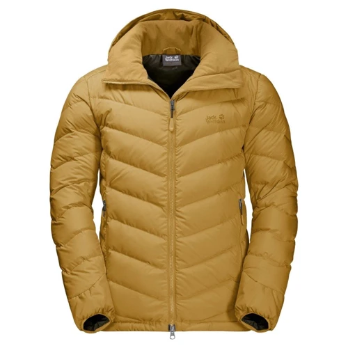 Пуховик Jack Wolfskin Fairmont Men 1203591-5205 52 янтарний зимовий з капюшоном