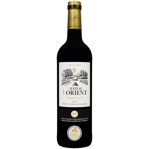 Вино Cheval Quancard Lorient Merlot Cabernet-Sauvignon 2021 Bordeaux красное сухое 0.75 л (FSH_3176481030847)