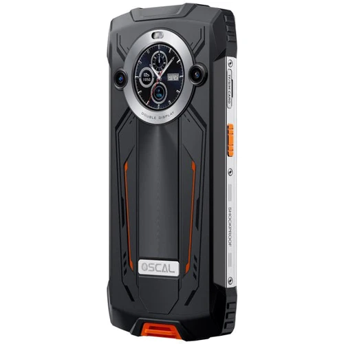 Смартфон Oscal Pilot 2 8/256GB Orange (UA UCRF): Камера Двойная 50 МП + 13 МП / LED вспышка / HDR / Фронтальная 32 МП