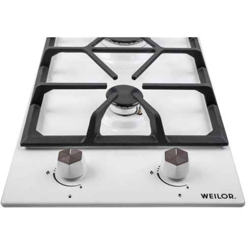 Варочная поверхность газовая Weilor GM 304 WH: Количество конфорок 2