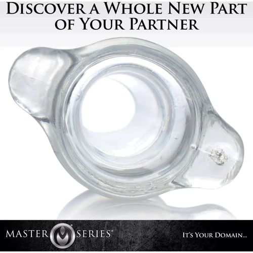 Анальная пробка-тоннель Master Series Clear Hollow Anal Plug (прозрачный)