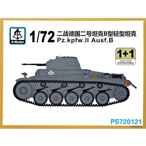 Танк S-model Pz.kpfw.II Ausf.B 2 модели в наборе) SMOD-PS720121