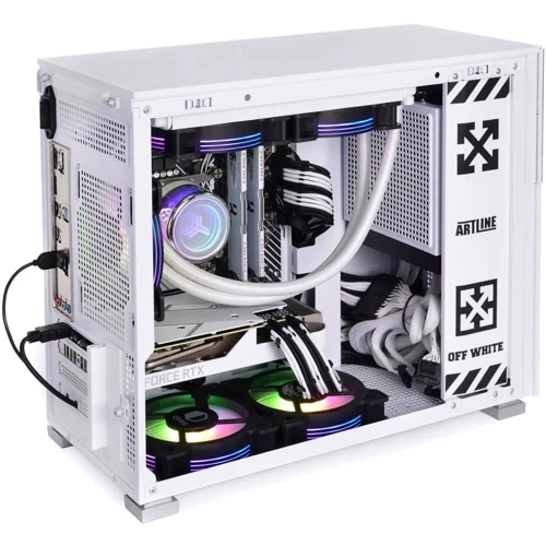 Персональный компьютер (ПК) ARTLINE Gaming D31WHITE Windows 11 Home (D31WHITEv31Win): Оптический привод отсутствует