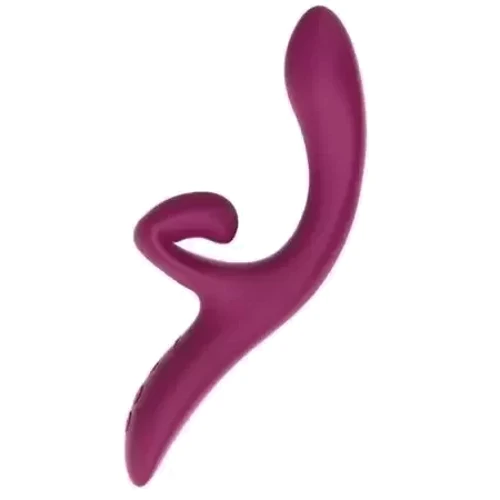 We-Vibe Nova 2 - Універсальний вібратор-кролик зі смарт-керуванням і гнеться вагінальним стимулятором, 21.7х3.9 см, (фіолетовий)
