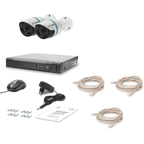 Комплект відеоспостереження Tecsar IP 2OUT LUX