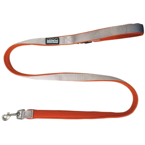 Поводок для собак Croci Hiking Reflective 120х2 см оранжевый (C5081159)