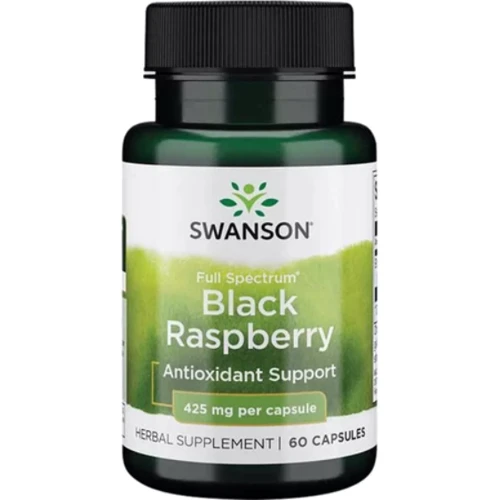 Swanson Full Spectrum Black Raspberry Черная малина 425 мг 60 капсул
