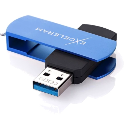 USB-флешка eXceleram 128GB P2 Series USB 3.1 Gen 1 Blue/Black (EXP2U3BLB128) фото 4