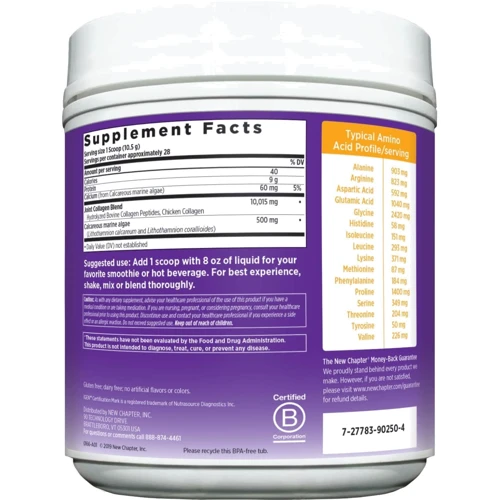 New Chapter Collagen Move Powder Коллаген 294 г: Тип Коллаген