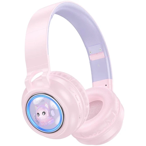 Наушники Hoco W50 Cute fun Pink