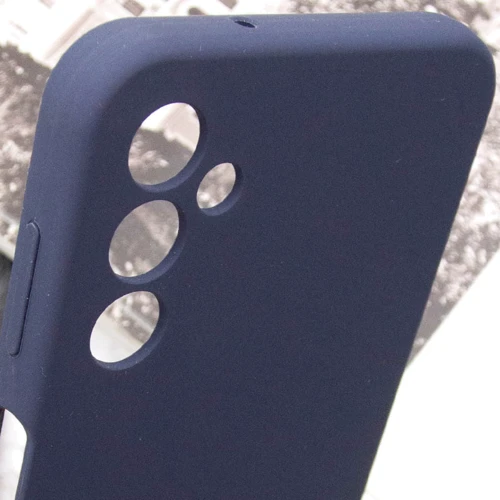 Чехол для телефонов Lakshmi Premium Silicone Case with Logo Full Camera Midnight Blue for Samsung A155 Galaxy A15 4G / A156 Galaxy A15 5G: Пленка в комплекте нет