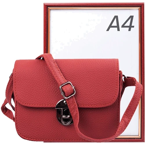 Женская сумка-сэтчел Valiria Fashion красная (4DETBI-924-1): Застежка Механическая