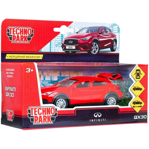 Автомодель - INFINITI QX30 (красный, 1:32)