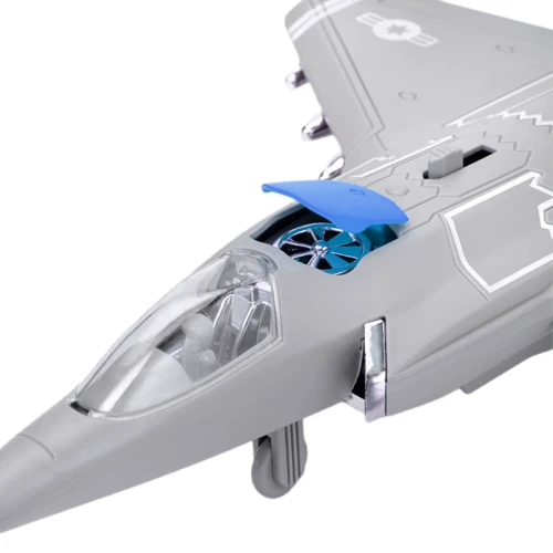 Самолет Автопром со светом и звуком (синий) (AP9908AB)