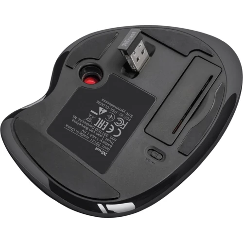 Мышь Trust Sferia Wireless Trackball Black (23121): Максимальное разрешение сенсора, dpi 1600