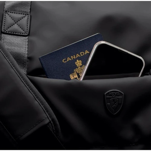 Женская дорожная сумка Heys Puffer Black черная (30123-0001-00): Материал Полиэстер