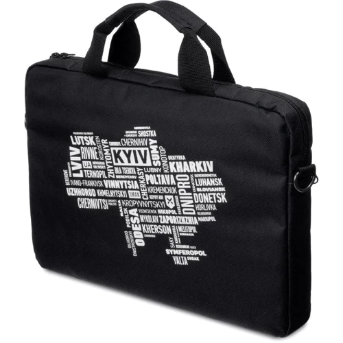Сумка для ноутбуков Vinga 15.6" Black White Print (NB1502UWBK)
