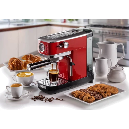 Кофеварка Ariete 1381 Red: Объем резервуара для воды, л 1.1
