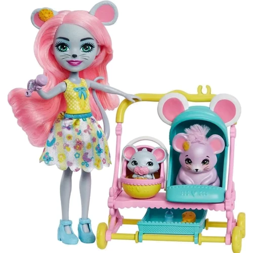 Игровой набор Enchantimals Семья Мышонка Маурии (HKR57)