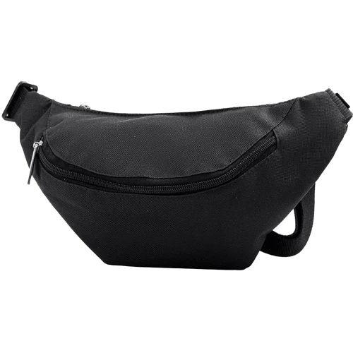 Мужская поясная сумка DNK Leather черная (DNK-Banan-trap-col-1)