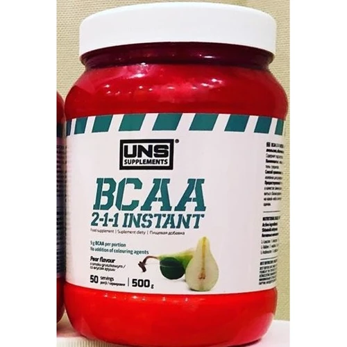 Амінокислота для спорту UNS BCAA 2-1-1 Instant 500 g /50 servings/ Pear