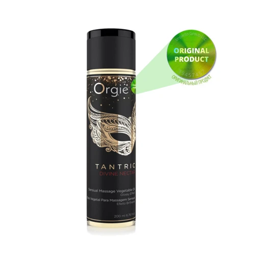 Массажное масло Orgie – Tantric Divine Nectar (200 мл), для тантрического массажа, увлажнение