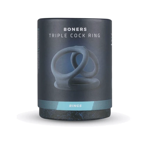 Эрекционное кольцо Boners Triple Cock Ring