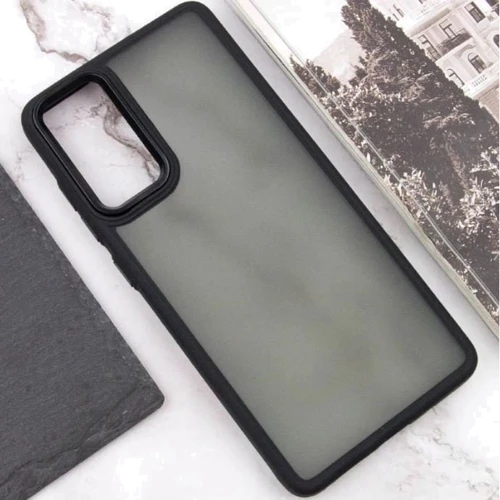Чохол для телефона Epik TPU+PC Lyon Frosted Case Black для Motorola G24 / G04 / E14: Матеріал TPU (термополиуретан) и поликарбонат