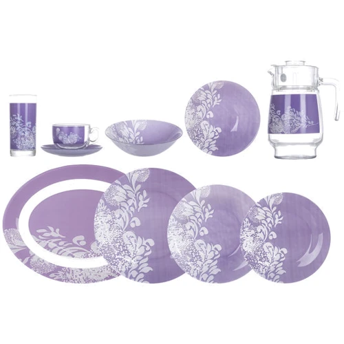 Столовый сервиз Luminarc Piume Violet 46 пр. (P7262)