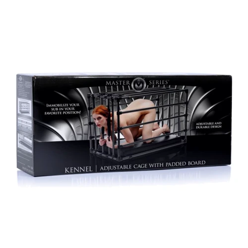 Прочная разборная клетка для наказаний Kennel Adjustable Bondage Cage
