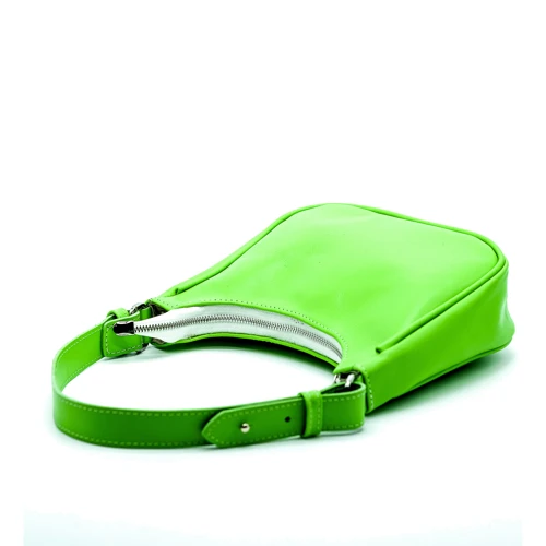 Женская сумка хобо ARTiS Bags салатовая (1771 7303): Фактура Гладкая, Матовая