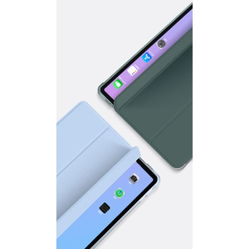 Аксессуар для iPad BeCover Case Book Tri Fold Hard Gray (706855) for iPad mini 6 2021: Цвет серый