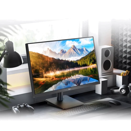 Монитор LG 24MP400-B: Покрытие экрана антибликовое