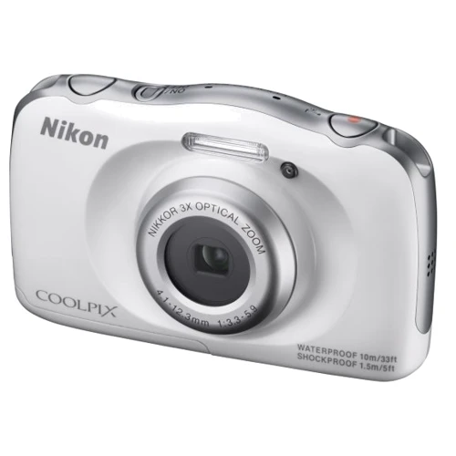 Nikon Coolpix S33 White (UA): Диафрагма f/3,3–5,9