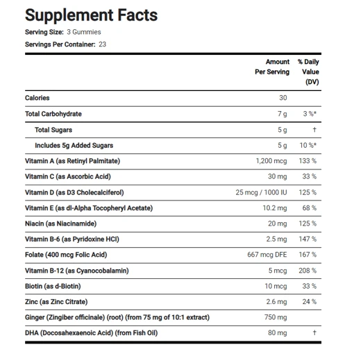 Piping Rock Womens Multivitamin DHA Витаминно-минеральный комплекс для женщин 36 жевательных конфет: Тип Комплексные