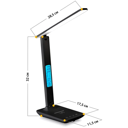 Лампа світлодіодна Mealux DL-430 Black (DL-430 Black)