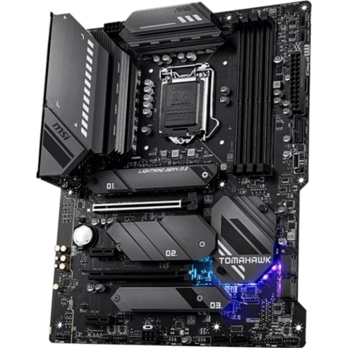 MSI MAG Z590 TOMAHAWK WIFI: Разъемы на плате SATA 3.0, M.2