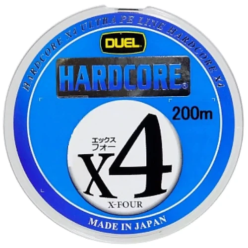 Шнур Duel Hardcore X4 200m 3.2kg Multicolor #0.5