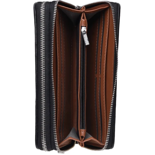 Мужской кошелек Borsa Leather черный (K11732-black): Формат кошелька Горизонтальный