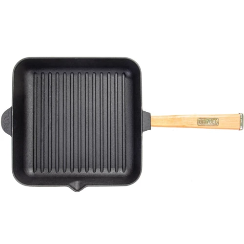 Чавунна сковорода гриль Brizoll Optima 280х280х50 мм (O282850G-P)