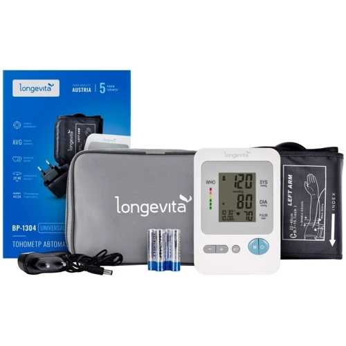 Тонометр Longevita BP-1304 с адаптером (med_set): Место измерения давления на плече
