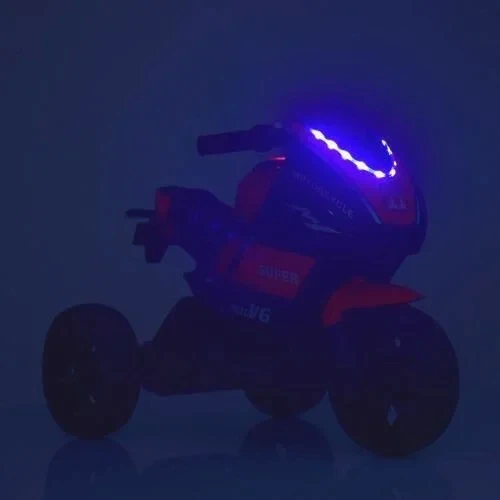 Детский электромотоцикл 3 колесный Bambi Racer Yamaha зеленый (M 4135EL-5): Материал колес EVA