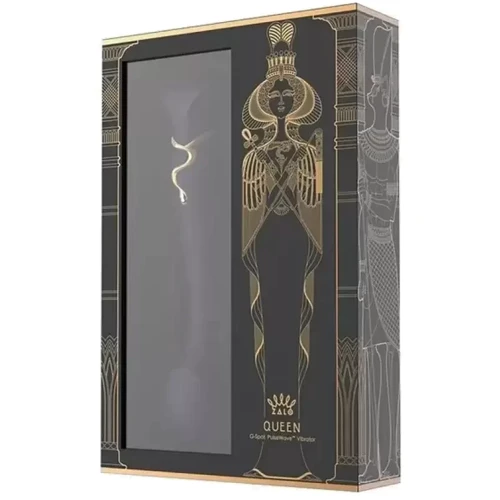 Премиальный вибратор для точки G с функцией нагрева ZALO Queen G-Spot Pulse Wave Vibe (фиолетовый)