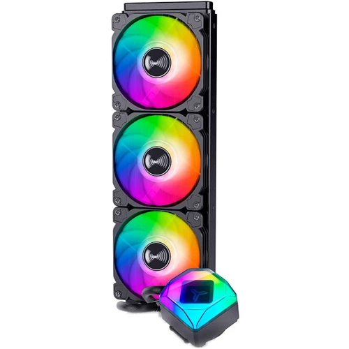 Кулер Jonsbo TW6-360 ARGB Black: Уровень шума, dB 35.7
